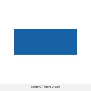 Medical-grade drape covering large surgical tables
