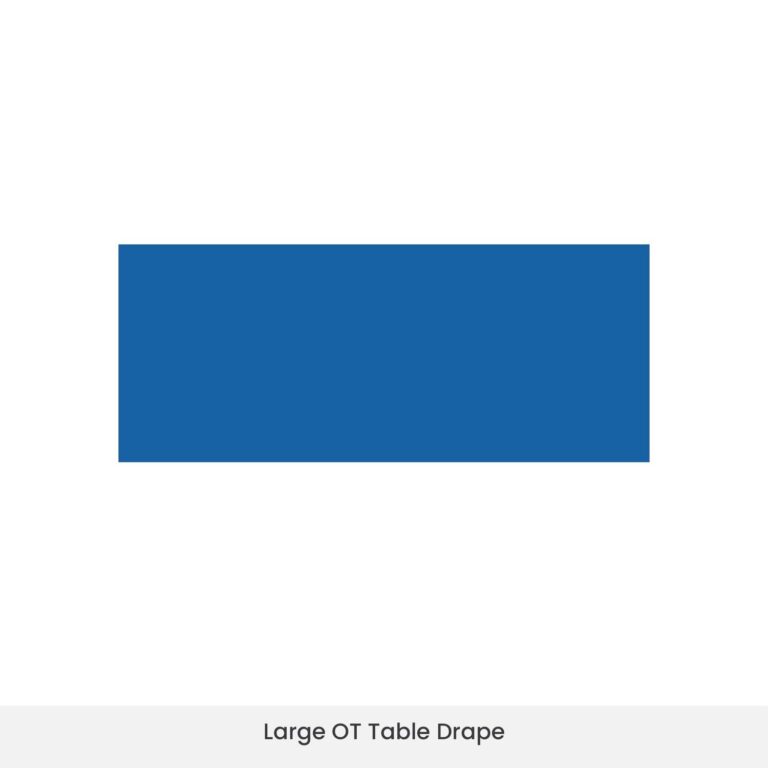 Medical-grade drape covering large surgical tables