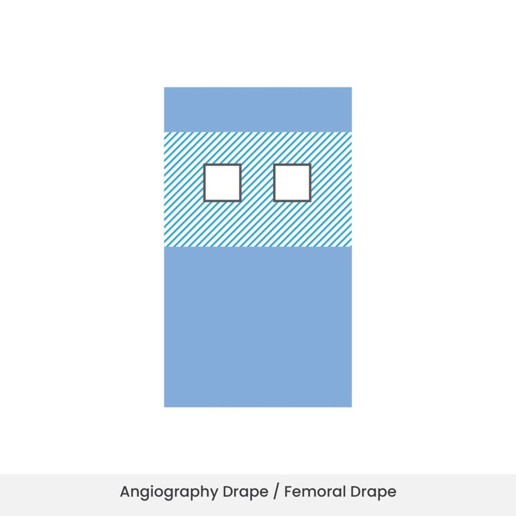 Angiography Drape / Femoral Drape