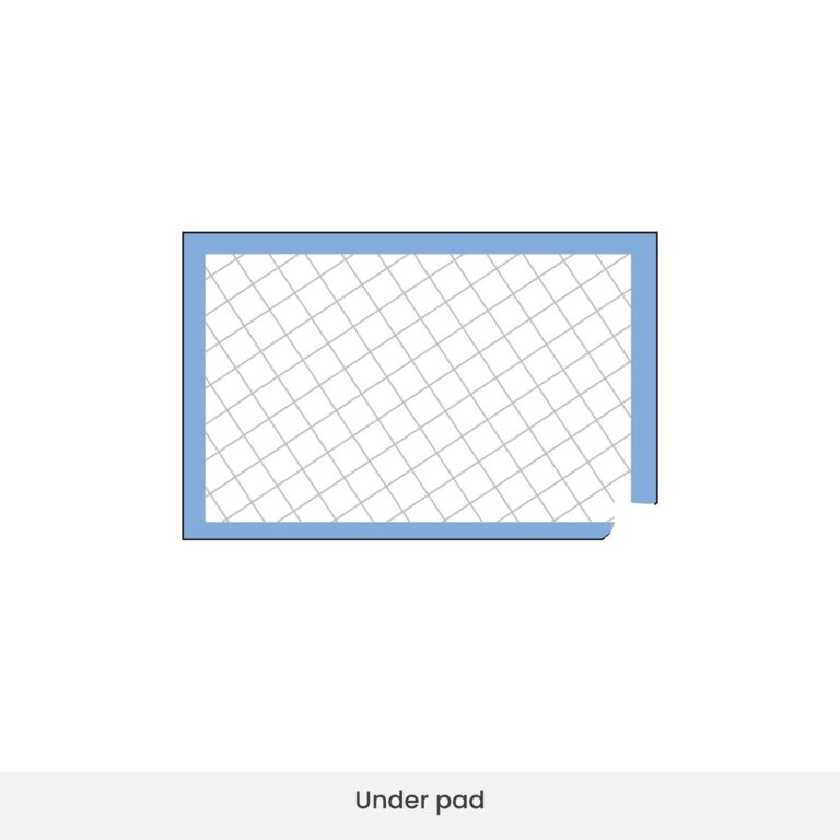 Underpad designed for patient hygiene and bed protection
