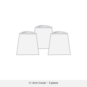 Three-piece sterile C-Arm covers protecting imaging equipment