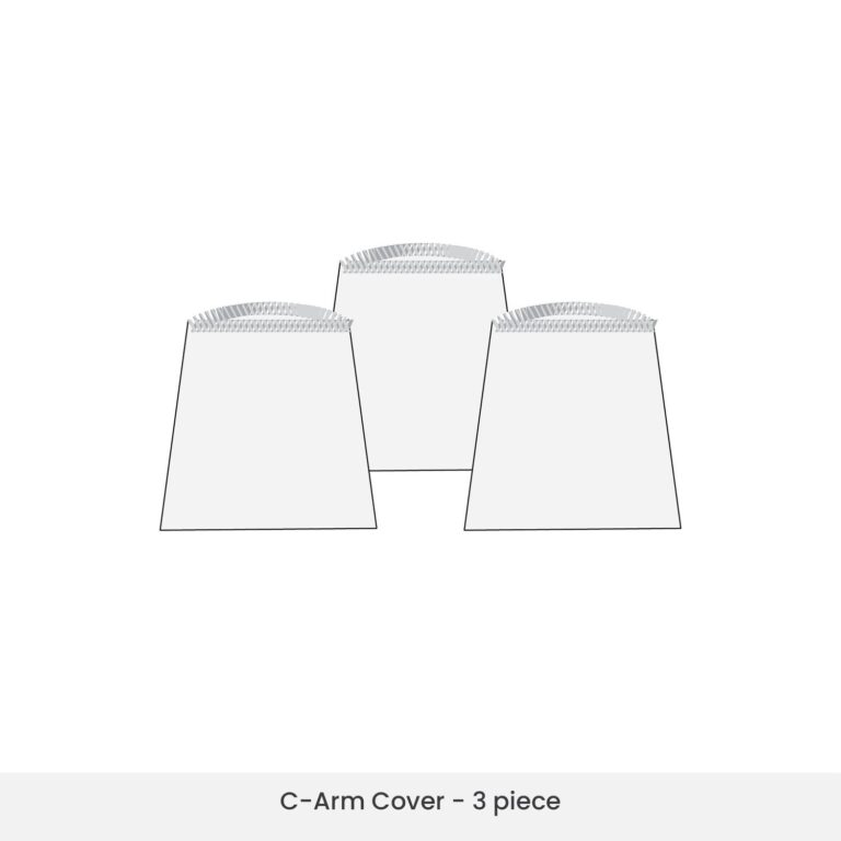 Three-piece sterile C-Arm covers protecting imaging equipment