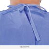 Adjustable tie provides better grip around neck area during cathlab procedure