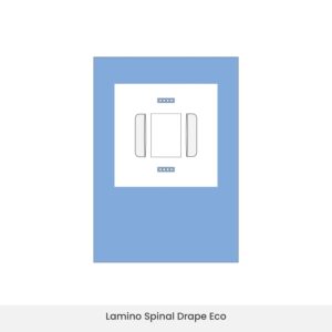 Lamino spinal drape eco with incise window for spine surgery