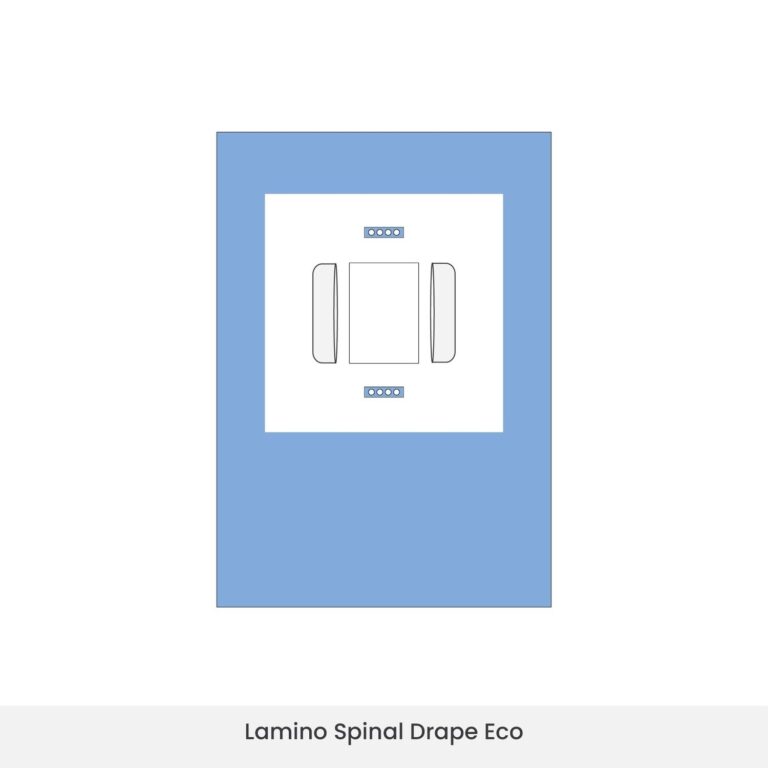 Lamino spinal drape eco with incise window for spine surgery