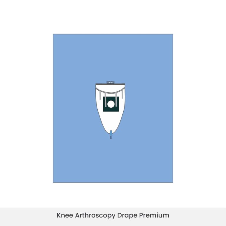 EO sterilized premium knee drape for sterile surgical use