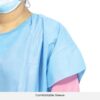 Sterile surgical gowns being packed for hospitals