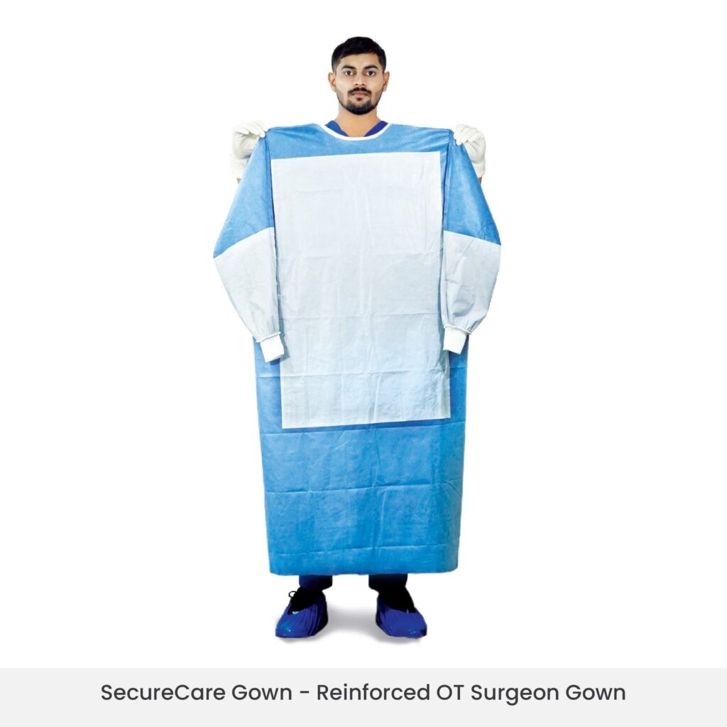 SecureCARE Surgical Gown - Reinforced OT Surgeon Gown