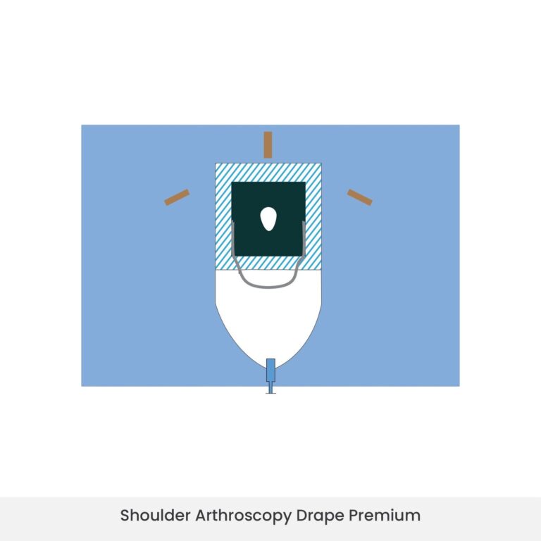 Amaryllis premium drape used in shoulder replacement surgery