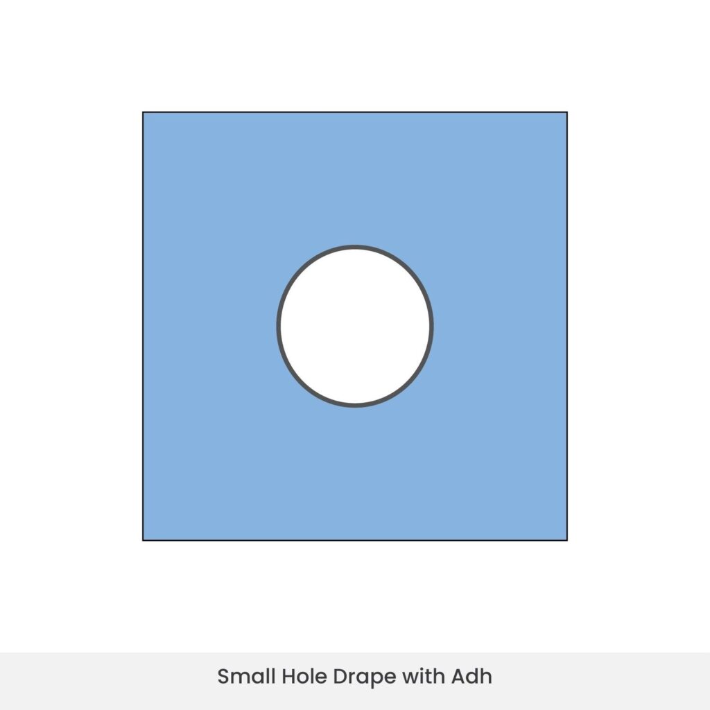 Small Hole Drape With Adhesive