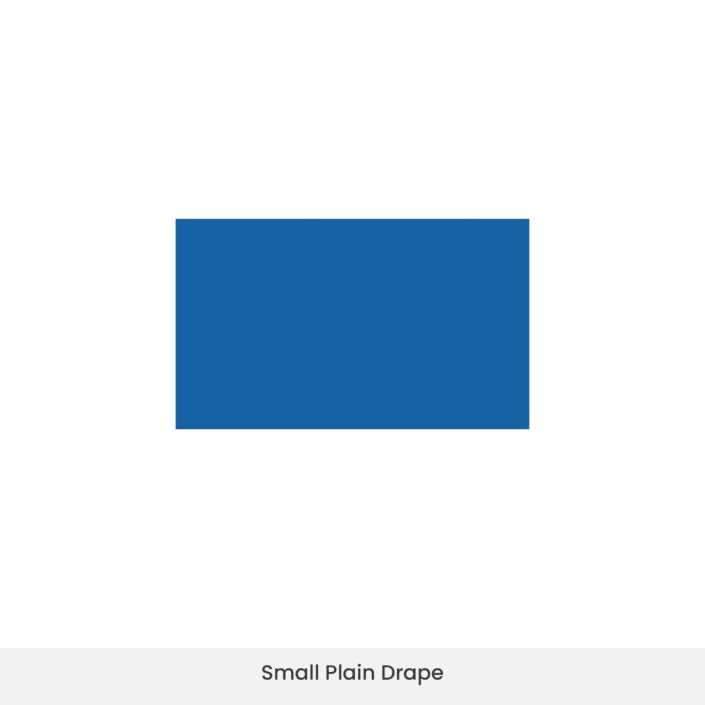 Small Plain Drape